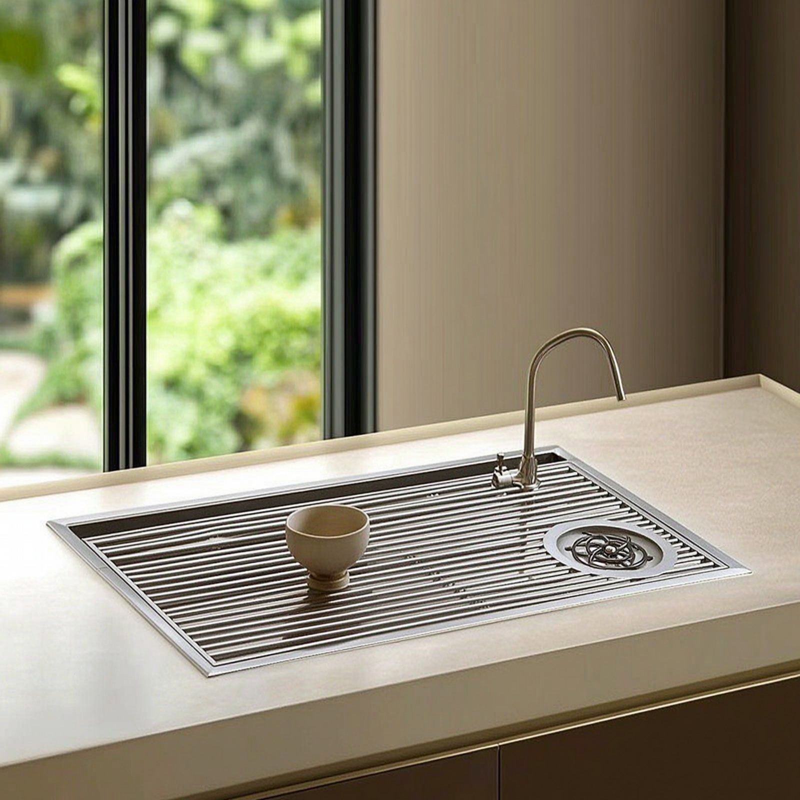 Modern Inset Tea Tray with Dra - Home Bar And Counter 리뷰 및 가격