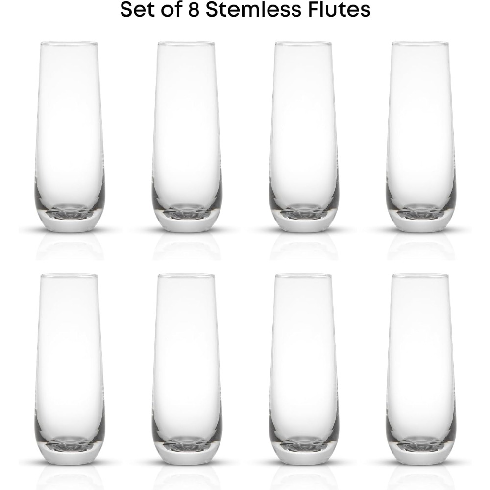 Stemless Champagne Flutes Set  - Highball Glass Set 리뷰 및 가격