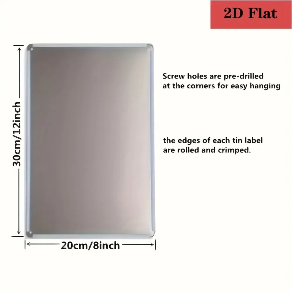 8×12Inch Customizable Metal Pl - Home Bar Accessories 리뷰 및 가격