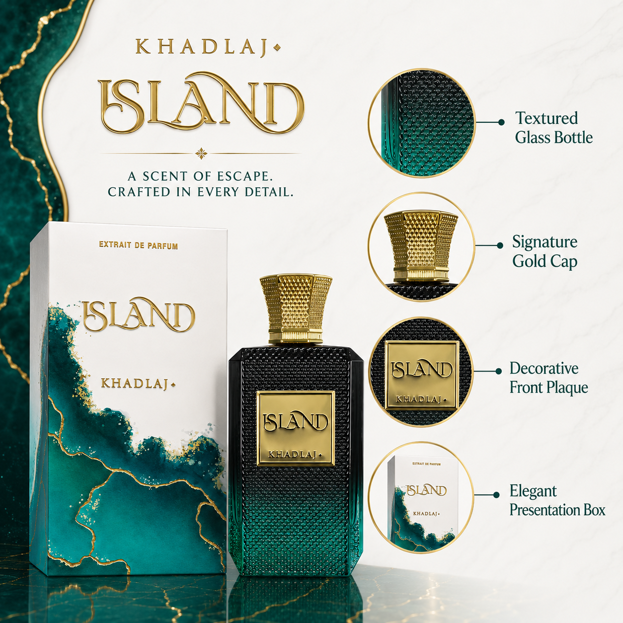 KHADLAJ Island Extrait De Parf - Home Bar Accessories 리뷰 및 가격