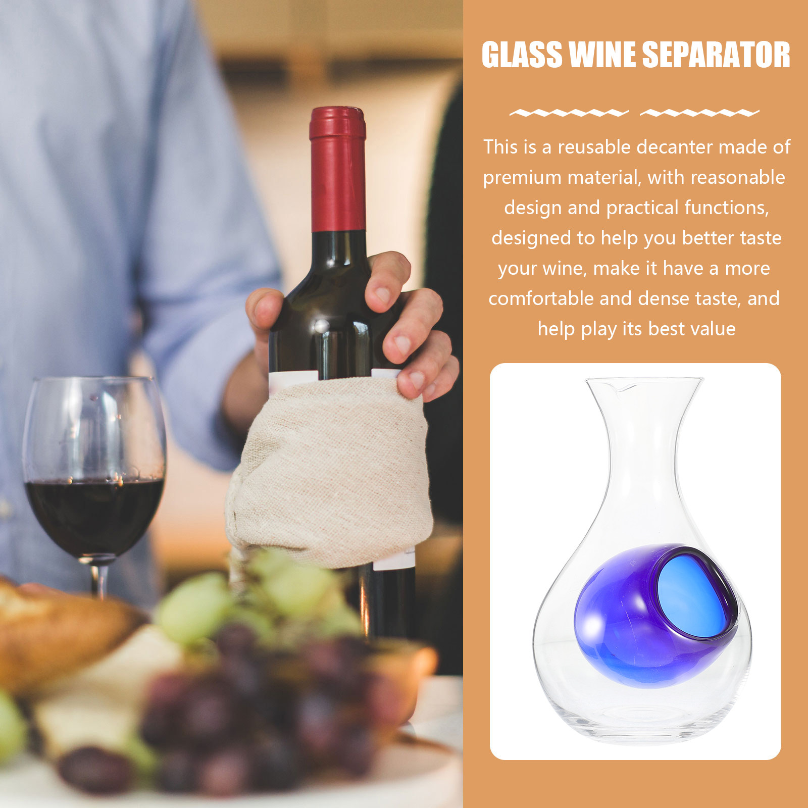 Reusable Wine Decanter Premium - Home Bar Supplies 리뷰 및 가격