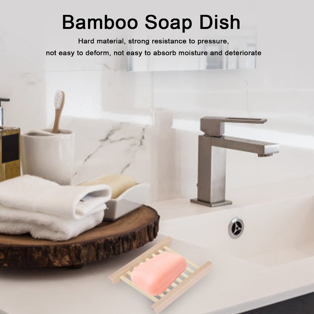 5 PCS Natural Wood Soap Dish S - Home Bar Supplies 리뷰 및 가격