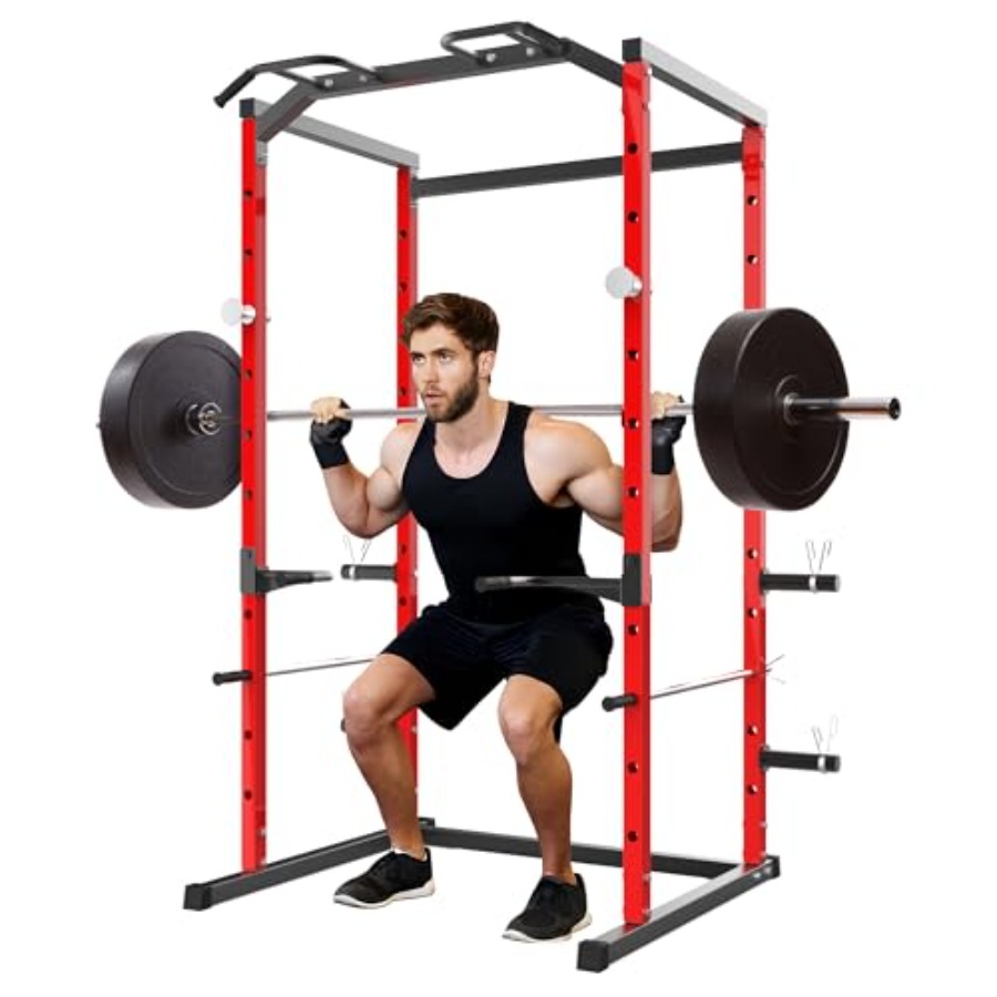 Heavy-Duty Power Cage with Pul - Home Bar And Gym 리뷰 및 가격