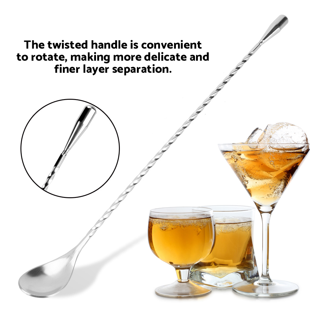 Stainless Steel Bar Spoon Long - Bar Spoon Twisted 리뷰 및 가격