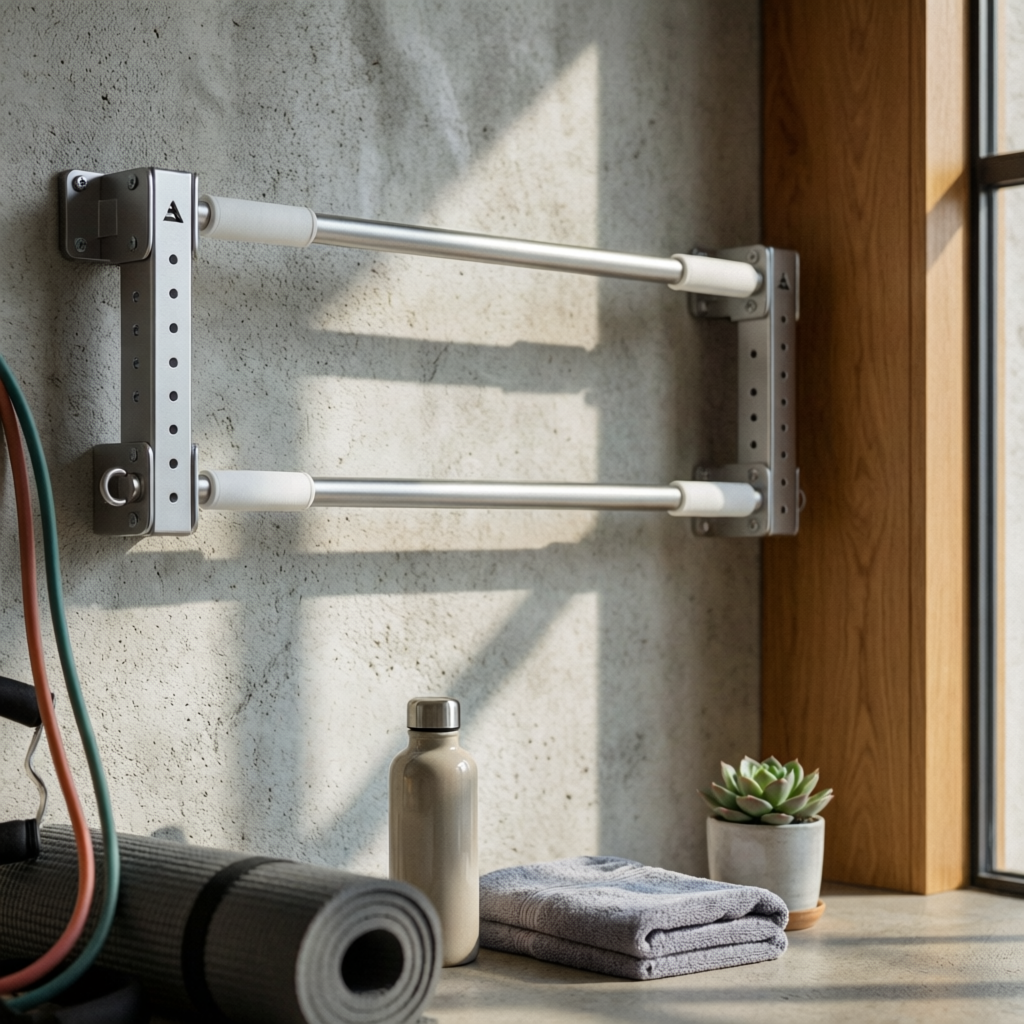 Pull-up Bar with Hanging Rings - Home Bar And Gym 리뷰 및 가격