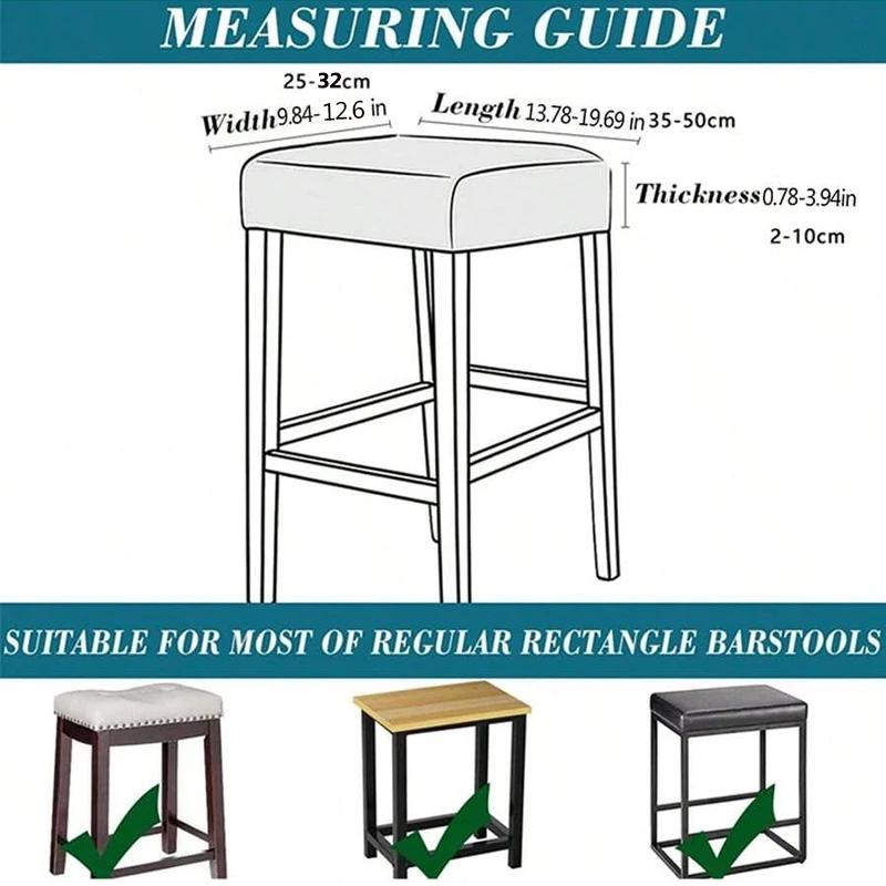 1/2pcs Bar Stool Cover Elastic - Home Bar Lounge 리뷰 및 가격