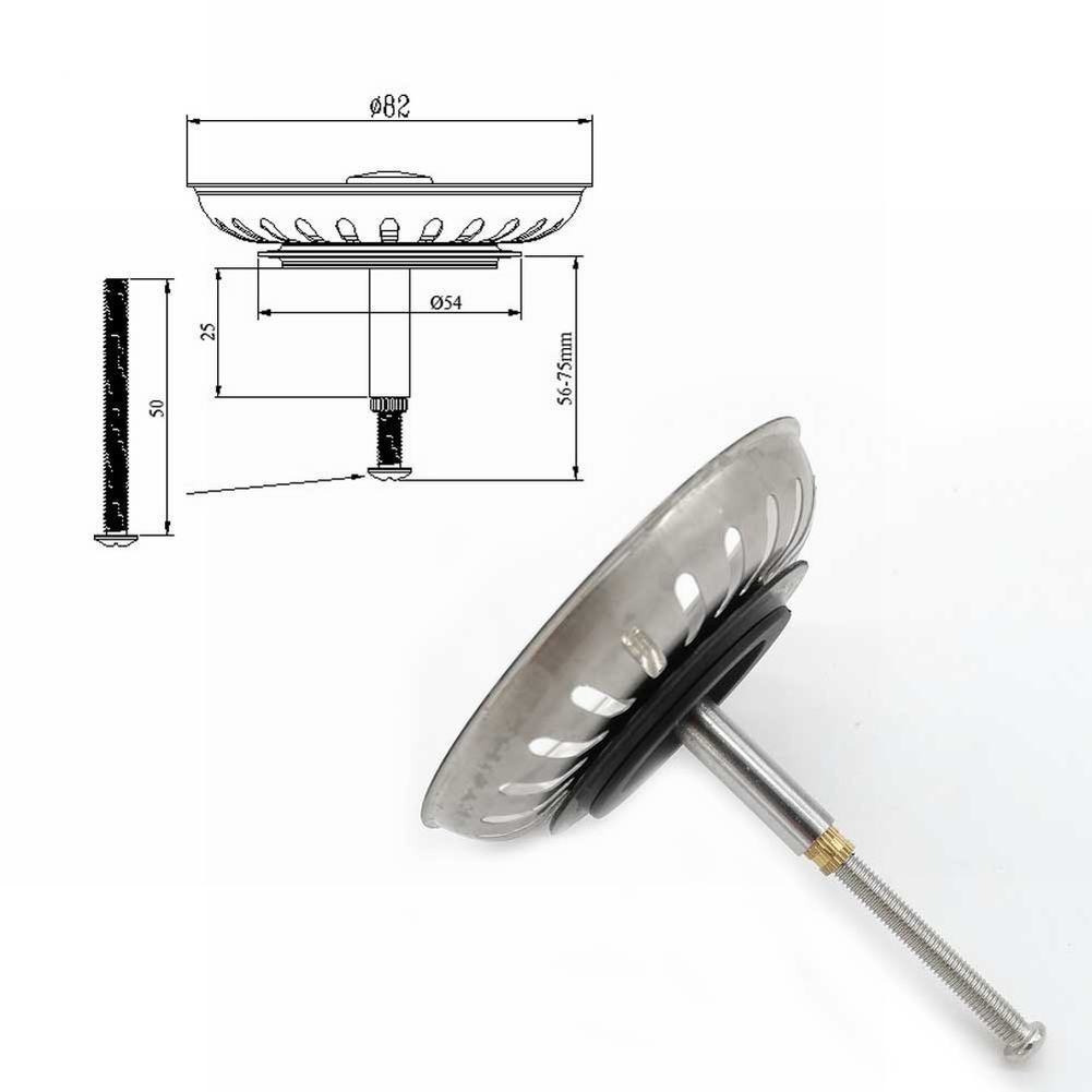 1pcs Kitchen Sink Strainer Rep - Home Bar Sink 리뷰 및 가격