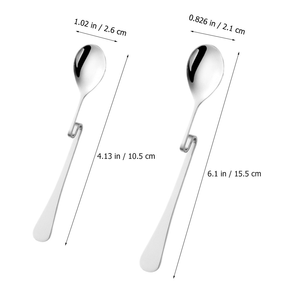 6Pcs Stainless Steel S Shape H - Bar Spoon Twisted 리뷰 및 가격