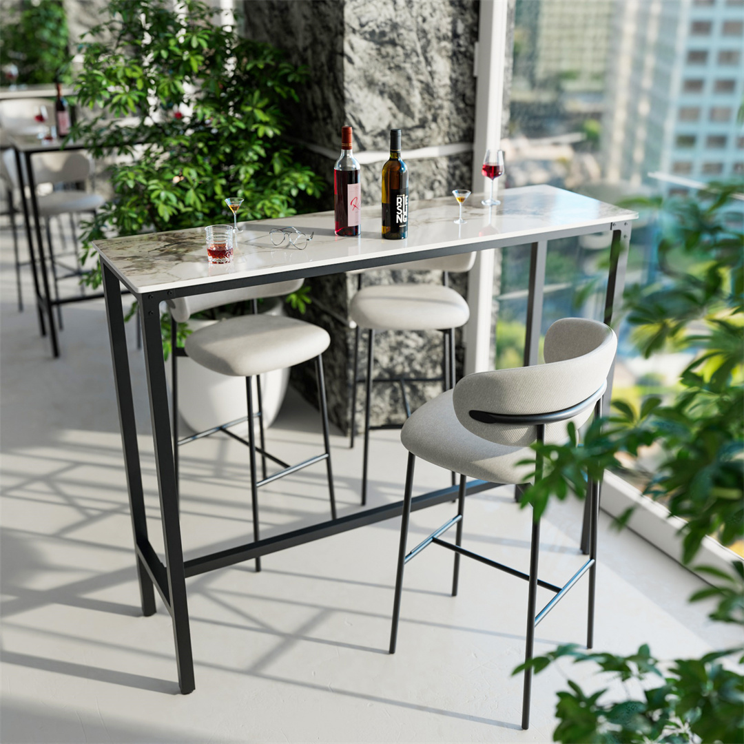 LUVODI Black Bar Table with Wh - Home Bar And Counter 리뷰 및 가격