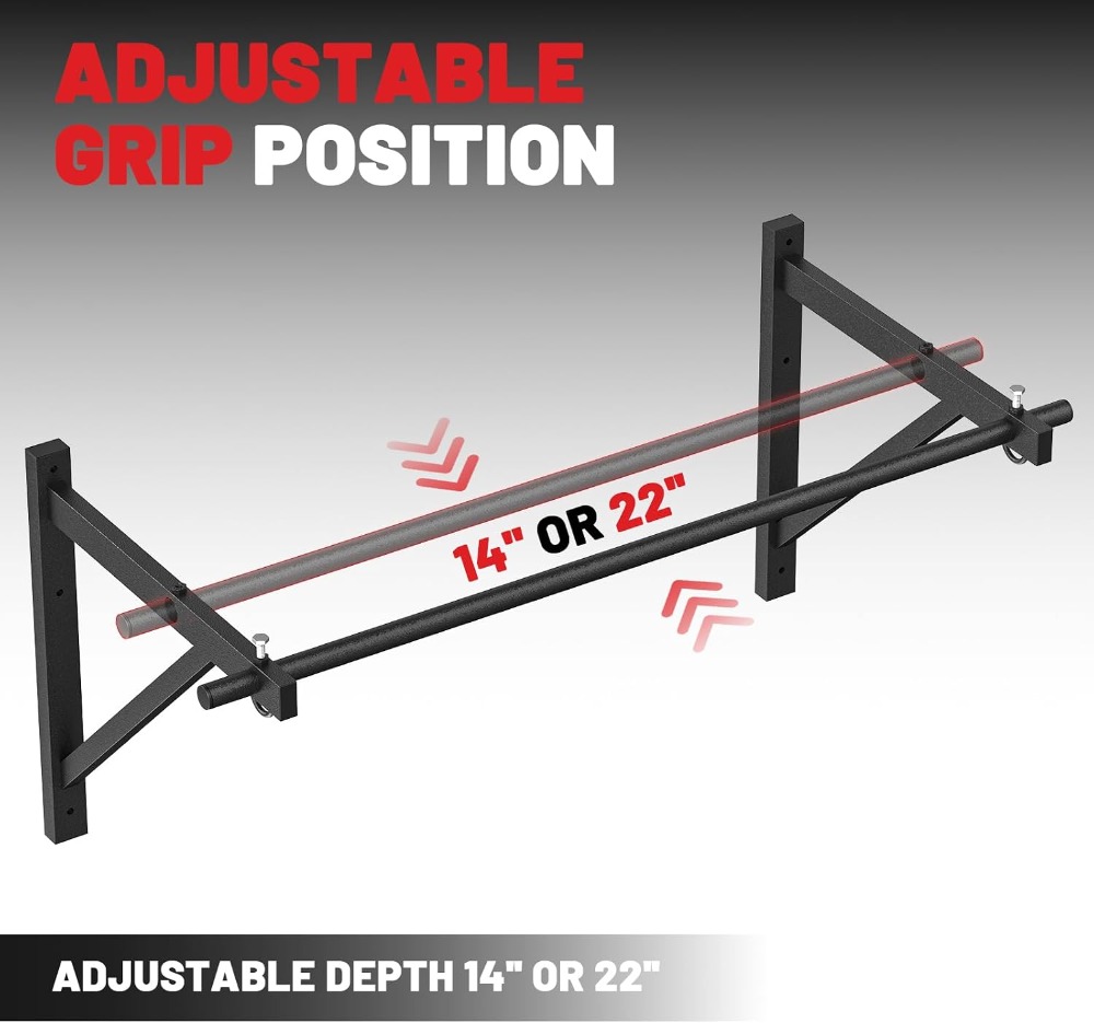 Wall Mounted Pull Up Bar, Chin - Home Bar And Gym 리뷰 및 가격