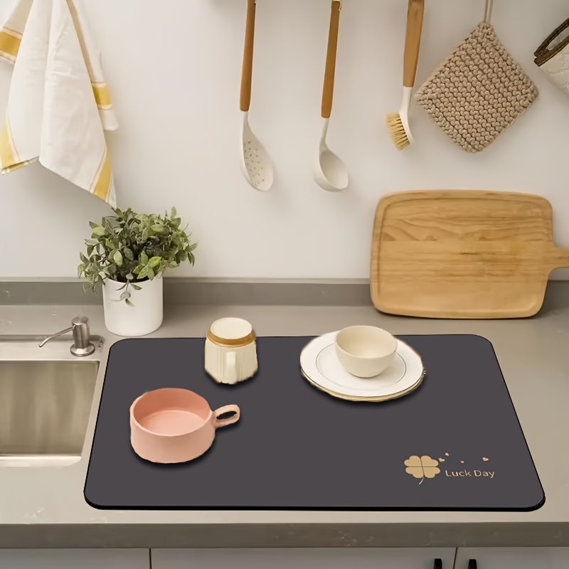 Dark Grey Clover Luck Dish Dry - Home Bar And Counter 리뷰 및 가격