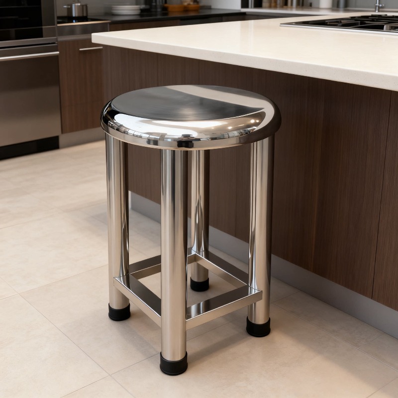 304 Stainless Steel Round Stoo - Home Bar Lounge 리뷰 및 가격