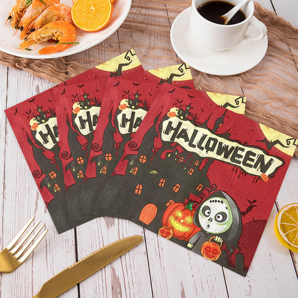 Halloween Disposable Paper Nap - Home Bar Supplies 리뷰 및 가격